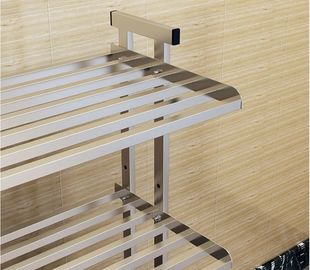 Adjustable 4 Tier Steel Wire Shelving With Wheels Strong And Sturdy Steel Wire